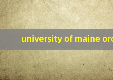 university of maine orono